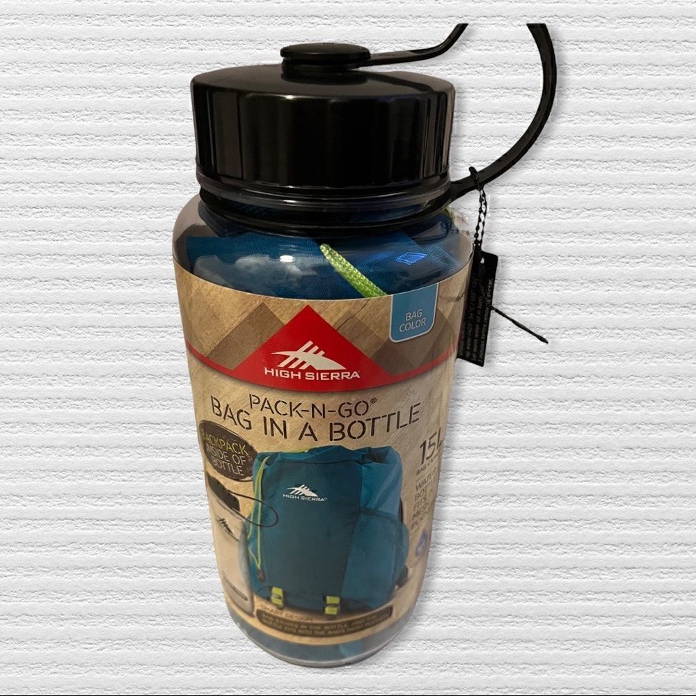 High Sierra Teal Back Pack In A Bottle‎ - Picture 2 of 5